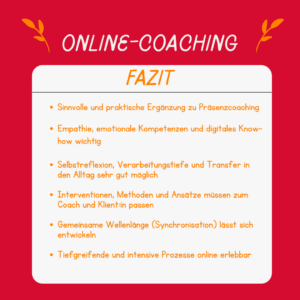 Online-Coaching Liste Fazit